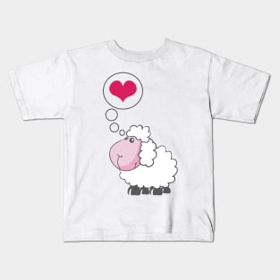 Valentine's Day - Sheep in love Kids T-Shirt